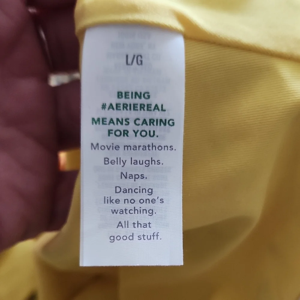 Aerie Yellow and‎ Orange One Piece Swimwear
